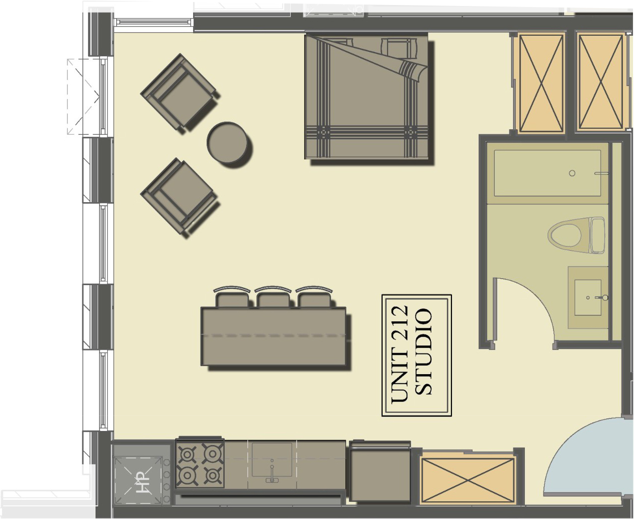 Studio General floor plan